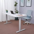 thumbnail image 2 of ApexDesk Elite Series 60" W Electric Height Adjustable Standing Desk (White Top, White Frame), 2 of 9