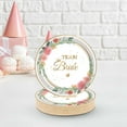 thumbnail image 1 of Flower Bride Party Theme Tableware Set Disposable Decorative Tableware Paper Set, 1 of 4