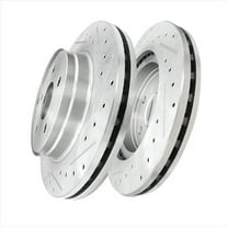 Front Drilled Slotted Disc Brake Rotors For 2011-2018 RAM 1500