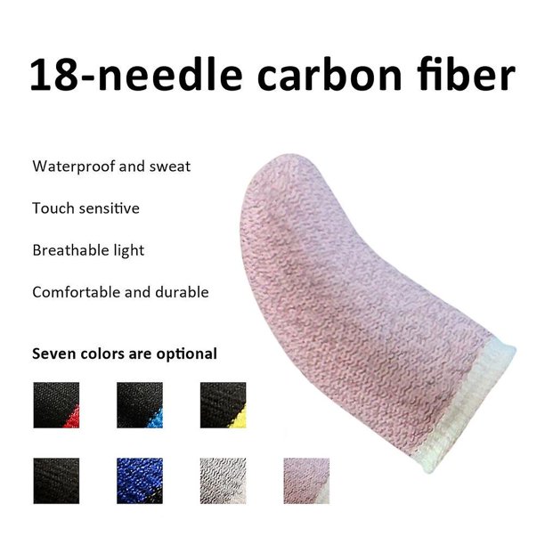 CARBONLIKE Touch Screen Play Games Helpful Useful Carbon Fiber Finger Cot Gaming Finger Cots