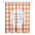 thumbnail image 2 of Creative Products Autumn Leaves and Pumpkins Please 71x74 Shower Curtain, 2 of 2