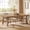 Light Brown, variant on Finmind 70.9-inch Farmhouse Dining Table for 6-8, Large Rectangle Kitchen Table, Light Brown