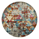 thumbnail image 2 of Alfombra Turca Decorativa Sams depot Redonda Vintage Geometric Vibrant 150x150 cm, 2 of 3