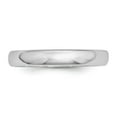 thumbnail image 3 of Auriga Fine Jewelry 14K White Gold 3mm Half-Round Women's Wedding Band Size 5.5, 3 of 6