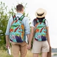 thumbnail image 6 of Balery Vegetable Vintage Canvas Backpack for Men and Women - Large Capacity, Durable Travel Laptop Bag for School, Work, Hiking, and Outdoor Activities, 6 of 7