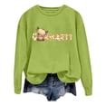 thumbnail image 1 of WEAIXIMIUNG Sweatshirts pour Femmes Enseignants Mode Décontractée Couleur Unie Manches Longues Imprimé Lettre Col Rond Hoodie, 1 of 5