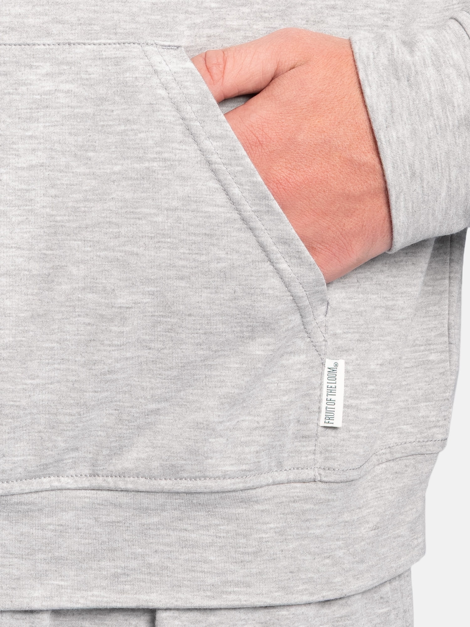 Fruit of the Loom Men's Baby French Terry Pullover Sleep Hoodie, Sizes S - XXL