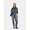 thumbnail image 2 of Time and Tru Women’s Fine Gauge Pullover Sweater, Lightweight, Sizes XS-XXXL, 2 of 5