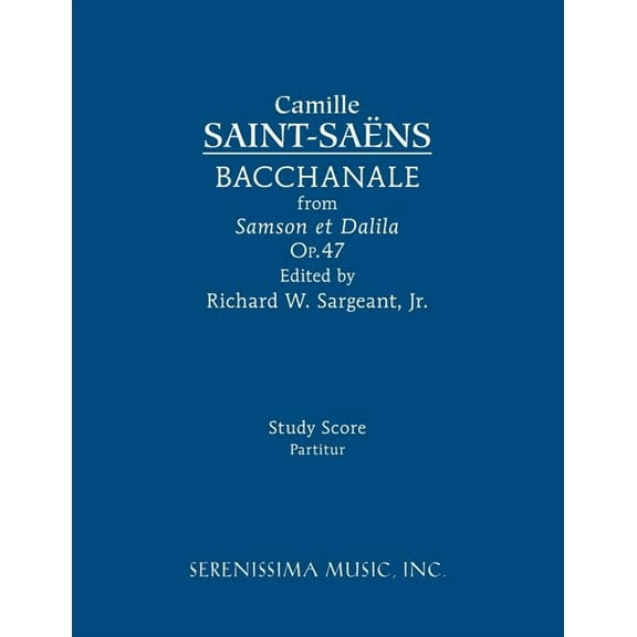 Bacchanale, Op.47: Study score (Paperback)