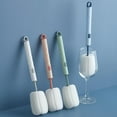 thumbnail image 5 of 3PCS Sponge Cleaning Brush - Adjustable Plastic Long Handle Cup Feeding Bottle Scrubber Cleaning Brushes with Soft Foam Sponge for Coffee Glasses Pot Milk Cup Winebottle Baby Bottles, 5 of 5