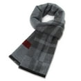 thumbnail image 3 of Audhol Scarf for Men Men's Winter Warm Thick Classic Modern Imitation Scarf 180 X 30 Cm Mens Scarf Winter Grey One Size, 3 of 7
