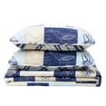 thumbnail image 4 of Great Bay Home Coastal Beach Reversible Reversible Quilt Set With Shams  (Twin, Caspian), 4 of 4