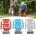 thumbnail image 2 of Visland 27 Pcs/Set Cycling Helmet Sponge Pad Kit Breathable Washable Shock Absorbing Universal Mountain Road Bike Riding Helmet Padding Lining Cushion Kit, 2 of 8