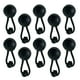 thumbnail image 5 of 10 Piezas de Sujetadores Reutilizables de Cuerda Elástica / Amortiguadores para Lona, ​​negro, 5 of 7