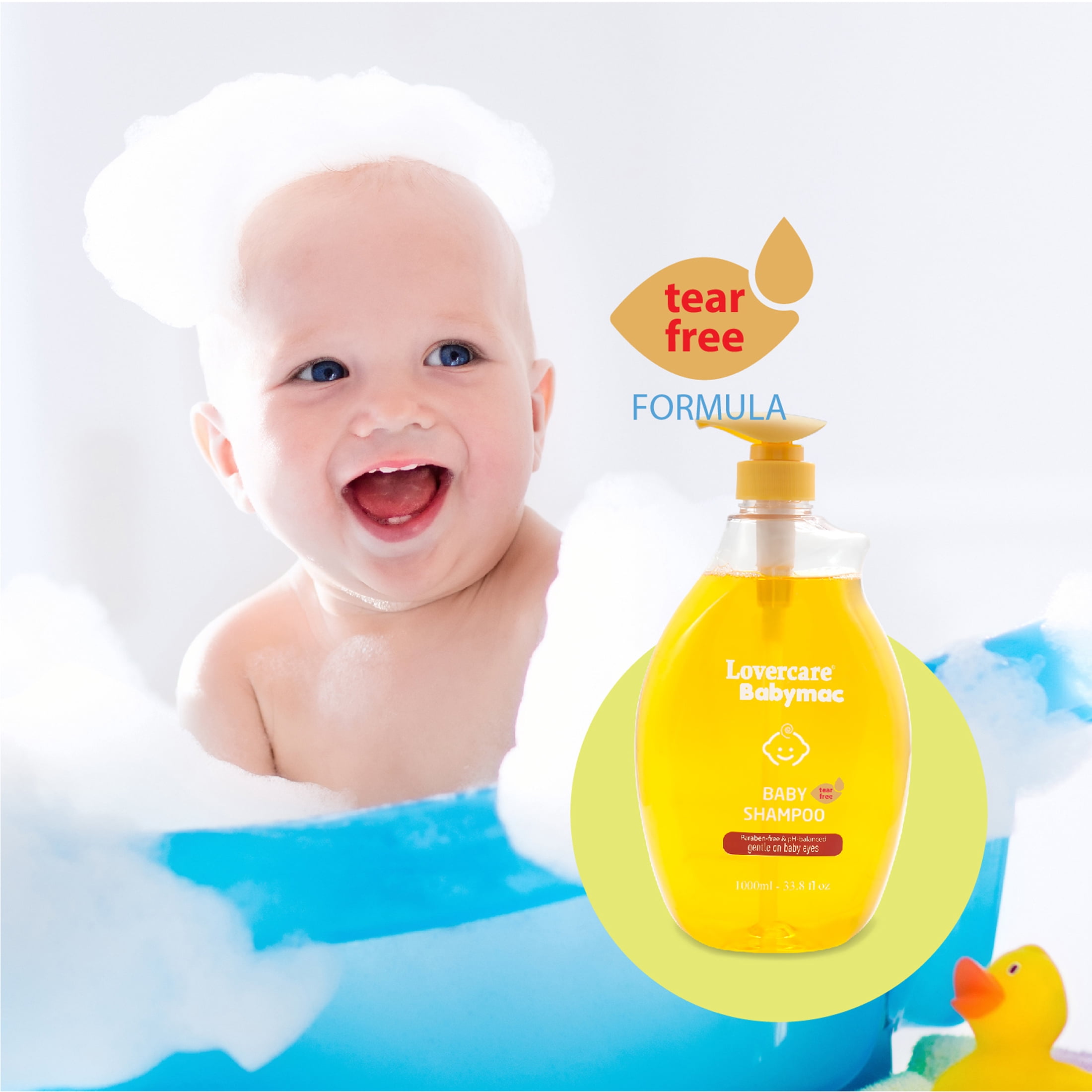 LoverCare Babymac Baby Shampoo-33.8 fl oz (1000ml)
