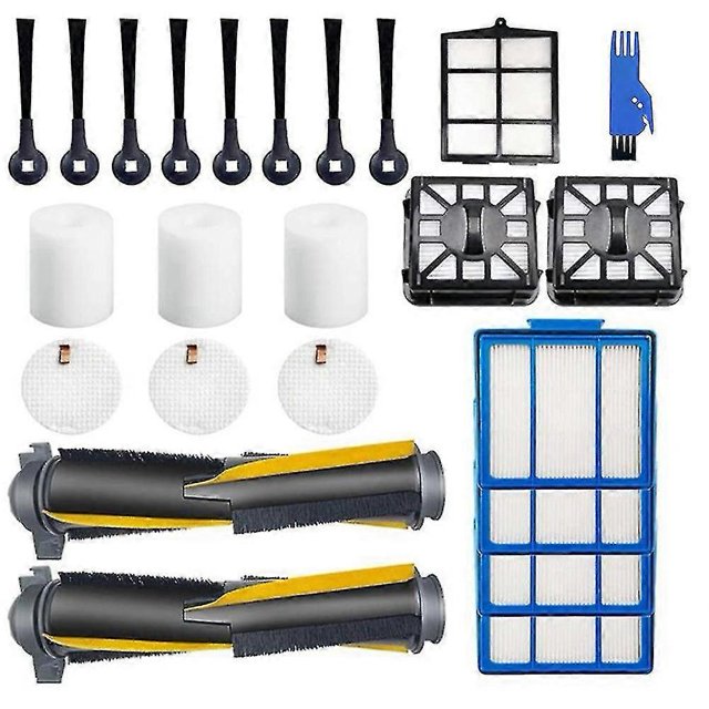 21pcs For Iq Rv1001ae Rv101 Vacuum Foam Felt Filter -clean Base Accessories