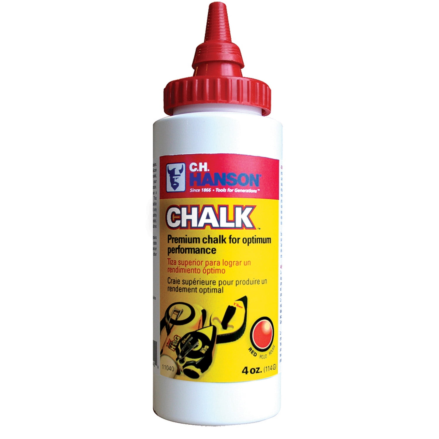 RED CHALK REFILL 4OZ
