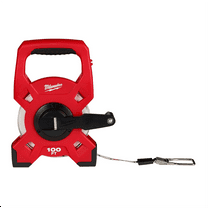 Milwaukee Tool 100ft Fiberglass Open Reel Long Tape Measure