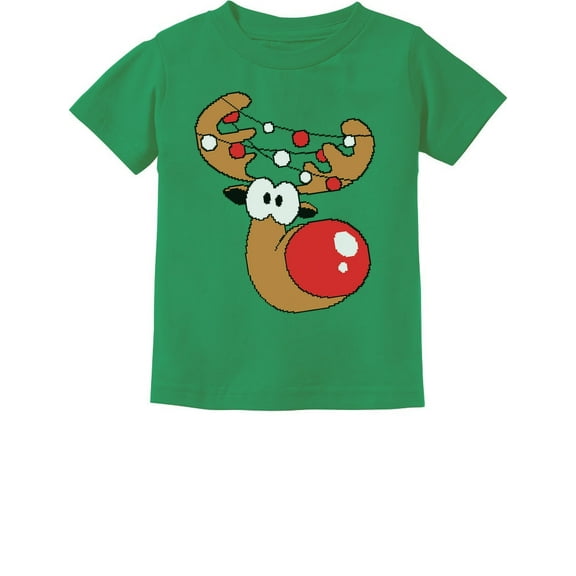 Tstars Boys Unisex Christmas Shirts Gift for Son Daughter Grandson Granddaughter Cute Reindeer Kids Family Holiday Shirts Xmas Party Christmas Gifts for Boy Birthday Toddler Infant Kids T Shirt