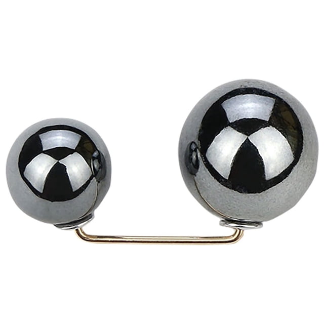 Mohdy Lead-Gray Collar Fastener Anti-Exposure Pin,Collar Artifact Anti-Failure Button Pin Clothes Skirt Pants Waist,Include:1X Anti-Exposure Buckle Pin,Material:High Quality