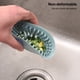 thumbnail image 4 of Cateissary Filtro cuadrado para fregadero de baño, desagüe para suelo de ducha, recogedor de pelo para baño, colador antiobstrucción, cubierta de Juegos de accesorios de baño Verde Cateissary HA064681-02B, 4 of 6