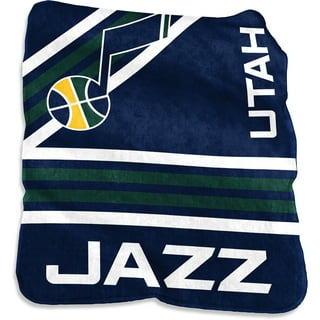 Utah Jazz NBA Colorblock Personalized Beach Towel