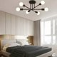thumbnail image 4 of Bedroom Lamp Ceiling Lamp Study Room Dining Room Industrial Style Shop Simple Iron 6 Heads Lamp, 4 of 5