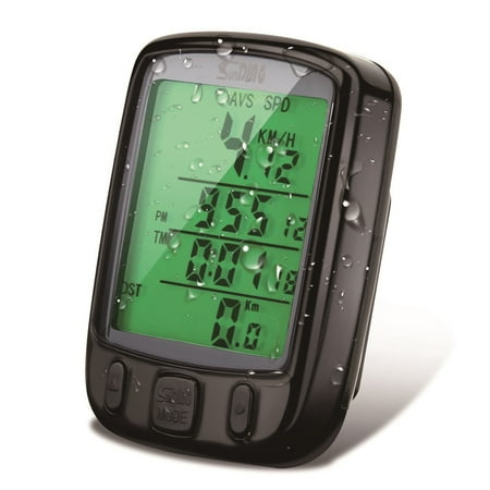 Cycling Trainer Computer - Bike Speedometer With Larger LCD Screen Display, Waterproof Wired Bicycle Computer Road Cycle Odometer For Pedal Cadence Speed Training &Cycling Exercise