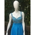 thumbnail image 3 of Sky Blue Ball Gown Dress with Scarf, 3 of 4