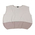 thumbnail image 2 of Alfani Womens Seamed Sleeveless Blouse Top ltpasred L, 2 of 3