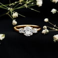 thumbnail image 4 of Rosec Jewels - Lab Grown Diamond Engagement Ring - 1 Carat Circle Diamond Ring - Ef-Vs Quality, 10K Yellow Gold, US 8.50, 4 of 8