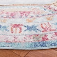 thumbnail image 3 of SAFAVIEH Cabana Clark Medallion Indoor/Outdoor Area Rug, Rust/Blue/Ivory, 6'7" x 6'7" Round, 3 of 10