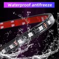 thumbnail image 4 of Tira de lámpara ambiental decorativa para Moto, luz LED de ambiente para coche y motocicleta, Control remoto, sonido Flexible e impermeable, 12V, 4 of 5