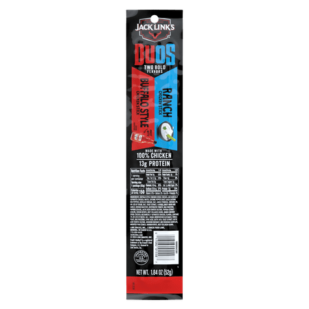 Jack Links Duos Buffalo & Ranch Chicken Stick 1.84oz