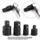 thumbnail image 3 of M Buder Juego de 4 Adaptadores de Llave de Tubo 1/4 3/8 1/2 Pulgadas Acero al Cromo Vanadio Herramienta Manual de Conversión de Dados para Reparación Mecánica Automotriz Negro, 3 of 9