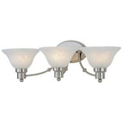 Hardware House Bristol Series 3-Light Wall and Bath Fixture - Finish: Brushed Nickel