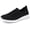 All Black, variant on LANCROP Women Knit Slip On Sneakers, Breathable Lightweight Non-Slip Cushioned Walking Shoes, Casual Athletic Shoes for Hiking Running Daily Wear