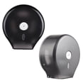 thumbnail image 4 of Paper Towel Dispenser Punch Free Wall Mounted Paper Towel Holder with Lock Design for Commercial Home Translucent Black, 4 of 5