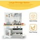 thumbnail image 3 of ChaoLink Cocina de juguete para niños, set de juego de cocina de madera para niños con luces y sonidos reales, para niños pequeños y niños, 3 of 7