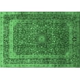 thumbnail image 1 of Ahgly Company Indoor Rectangle Medallion Emerald Green Traditional Area Rugs, 7' x 10', 1 of 4