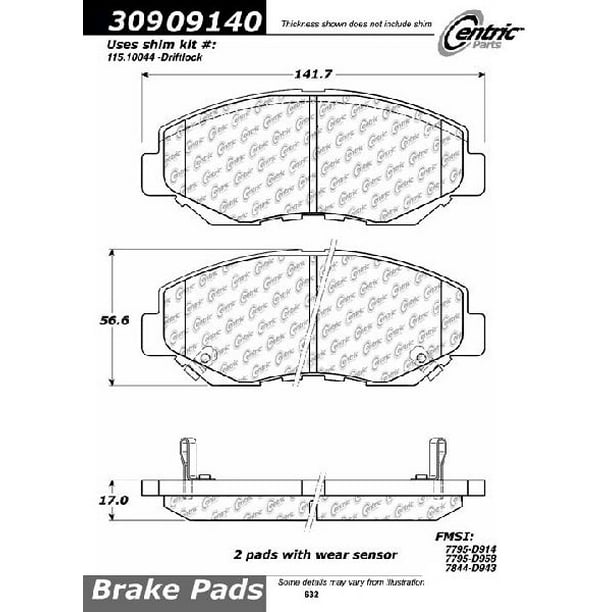 Go Parts Oe Replacement For 03 17 Honda Accord Front Disc Brake Pad Set For Honda Accord Dx Ex Hfp Hybrid Lx Lx P Lx S Se Sport Touring Walmart Com Walmart Com
