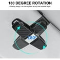 thumbnail image 3 of Glasses Holder for Car Sun Visor, 2 Pack Sunglasses Holder Clip Hanger Eyeglasses Mount for Car, Double-Ends Clip and 180° Rotational Car Glasses Holder with Ticket Card Clip, 3 of 7