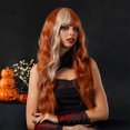 thumbnail image 3 of Peluca de Halloween para mujer, peluca de fiesta festiva, peluca sexy realista, peluca de aspecto natural para mujer, 3 of 8