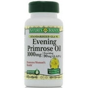 Nature's Bounty Evening Primrose Oil 1000 mg Softgels 60 ea (Pack of 2)