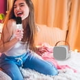 thumbnail image 2 of Altavoz pequeño inalámbrico Bluetooth, minialtavoz portátil de alto volumen, subwoofer estéreo, sistema de sonido K Song para el hogar, tubo de luz Bluetooth, 2 of 5