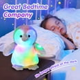 thumbnail image 3 of Animal de peluche Houwsbaby con luz LED, diseño de pingüino, 30 cm, para niños, 3 of 8