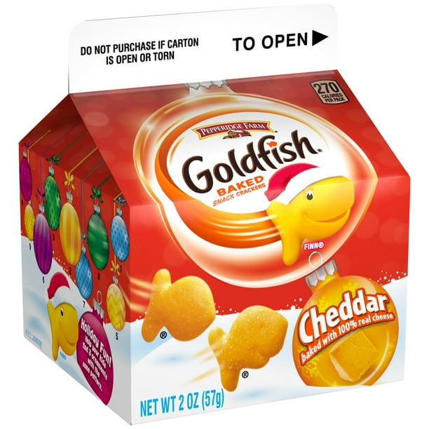 Pepperidge Farm Goldfish Crackers, Cheddar, 2 oz. Carton