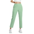 thumbnail image 4 of XFLWAM Women's Golf Pants with Pockets Stretch Lightweight Sweatpants for Athletic Hiking Travel Work Lounge Mint Green XL, 4 of 8