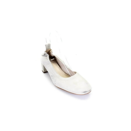 

Everlane Womens Suede Pumps Beige 7.5