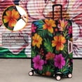 thumbnail image 4 of Pioneer Flower Floral Print Pattern Luggage Cover Fashion Suitcase Cover Baggage Covers Fit 25-28 Inch Luggage (Go Travel), 4 of 5
